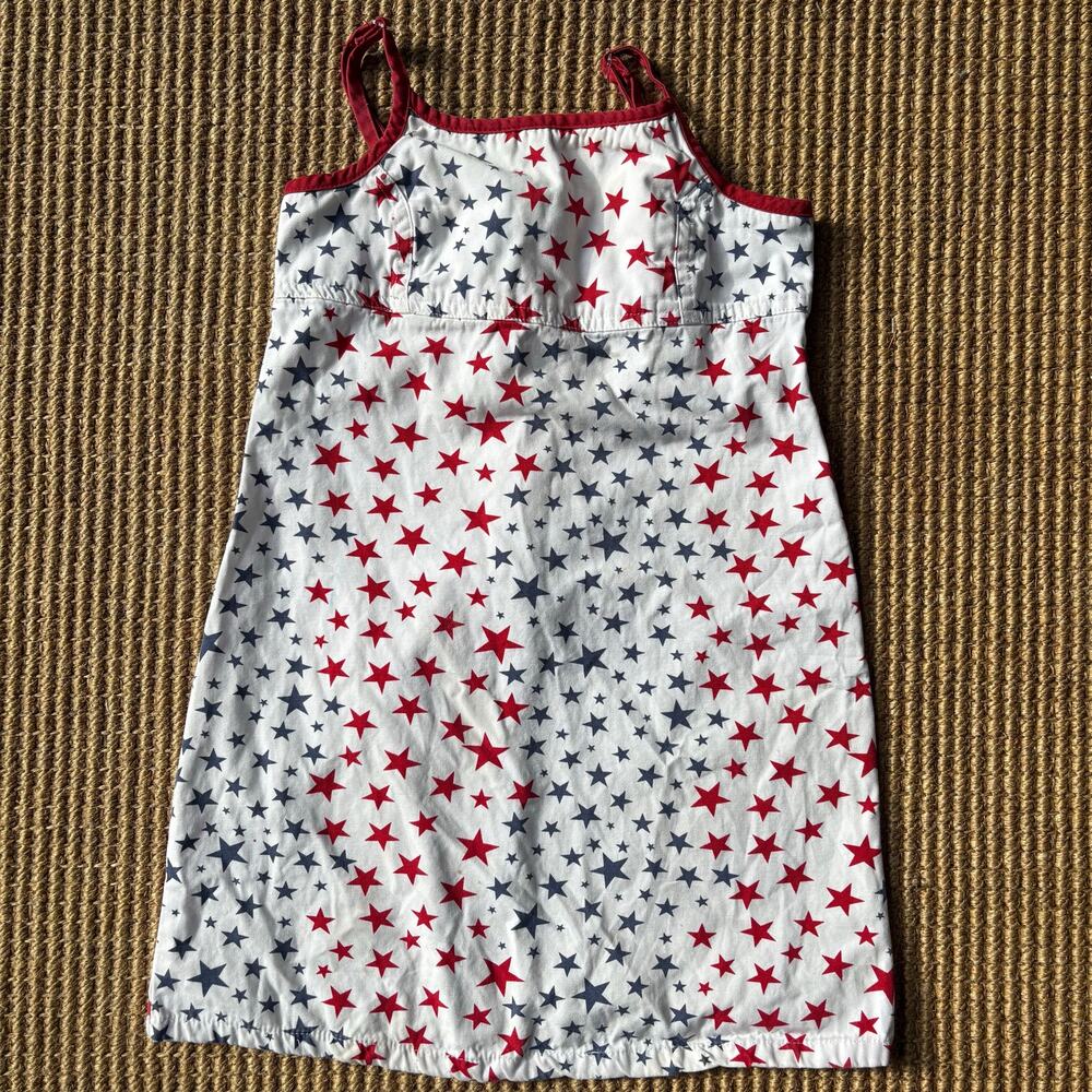 Vintage Y2K Red, White, Blue Star Dress from Old Navy 6 Fourth of July Patriotic